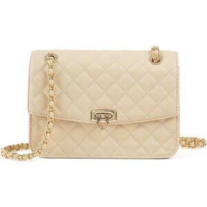 Quilted Crossbody Bags For Women, Gold